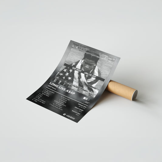 ASAP Rocky LONG LIVE ASAP Album Poster