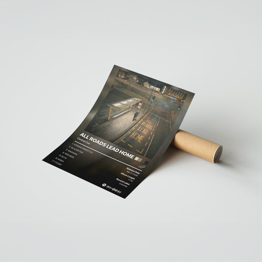 Central Cee ALL ROADS LEAD HOME Album Poster