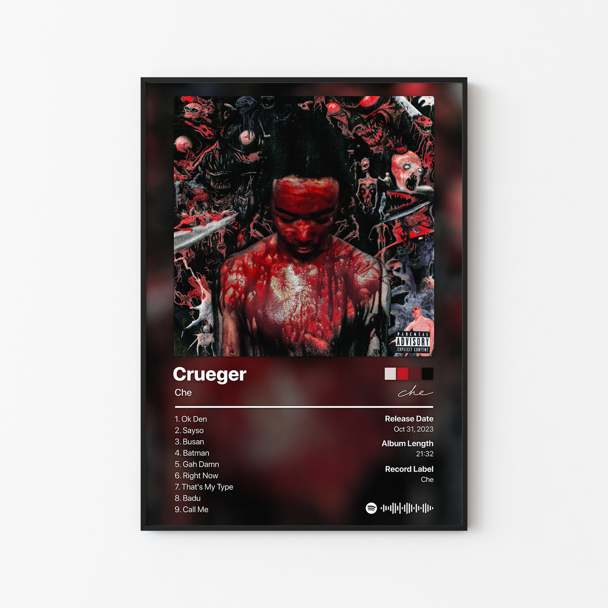 Che Crueger Album Poster