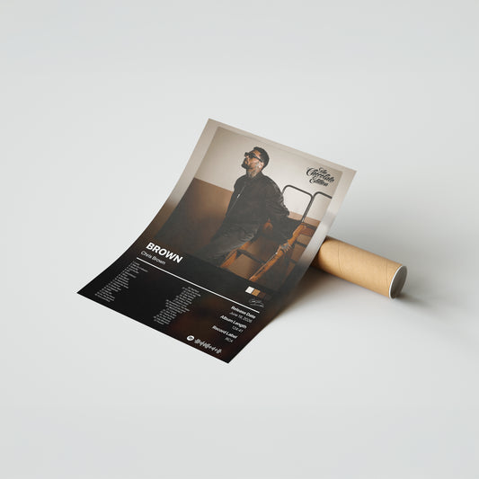 Chris Brown BROWN (The Chocolate Edition) Album Poster