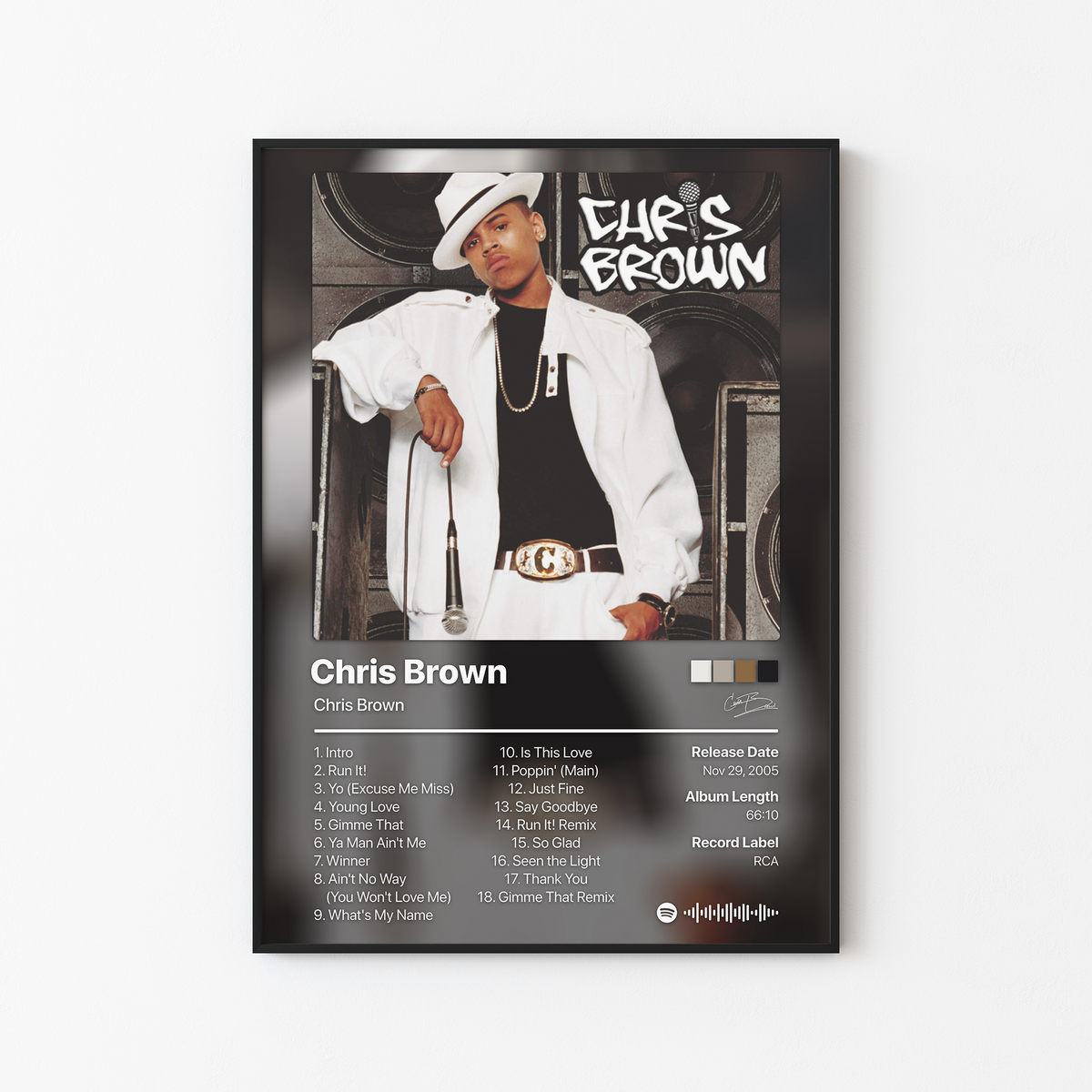 Chris Brown Chris Brown Album Poster