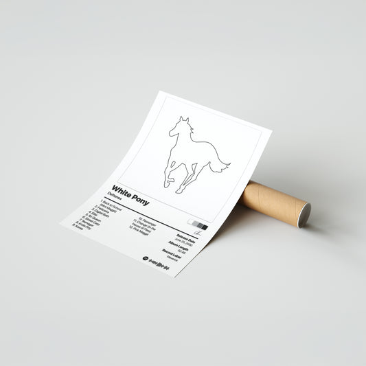 Deftones White Pony Album Poster