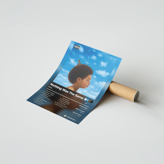 Drake Nothing Was The Same Album Poster