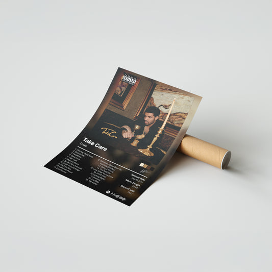 Drake Take Care Album Poster