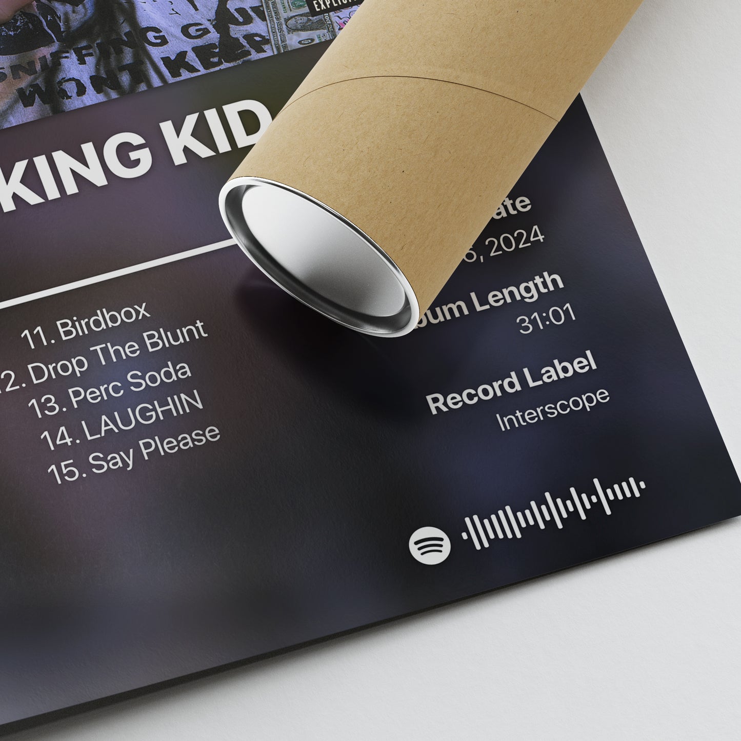Nettspend BAD ASS F*CKING KID Album Poster
