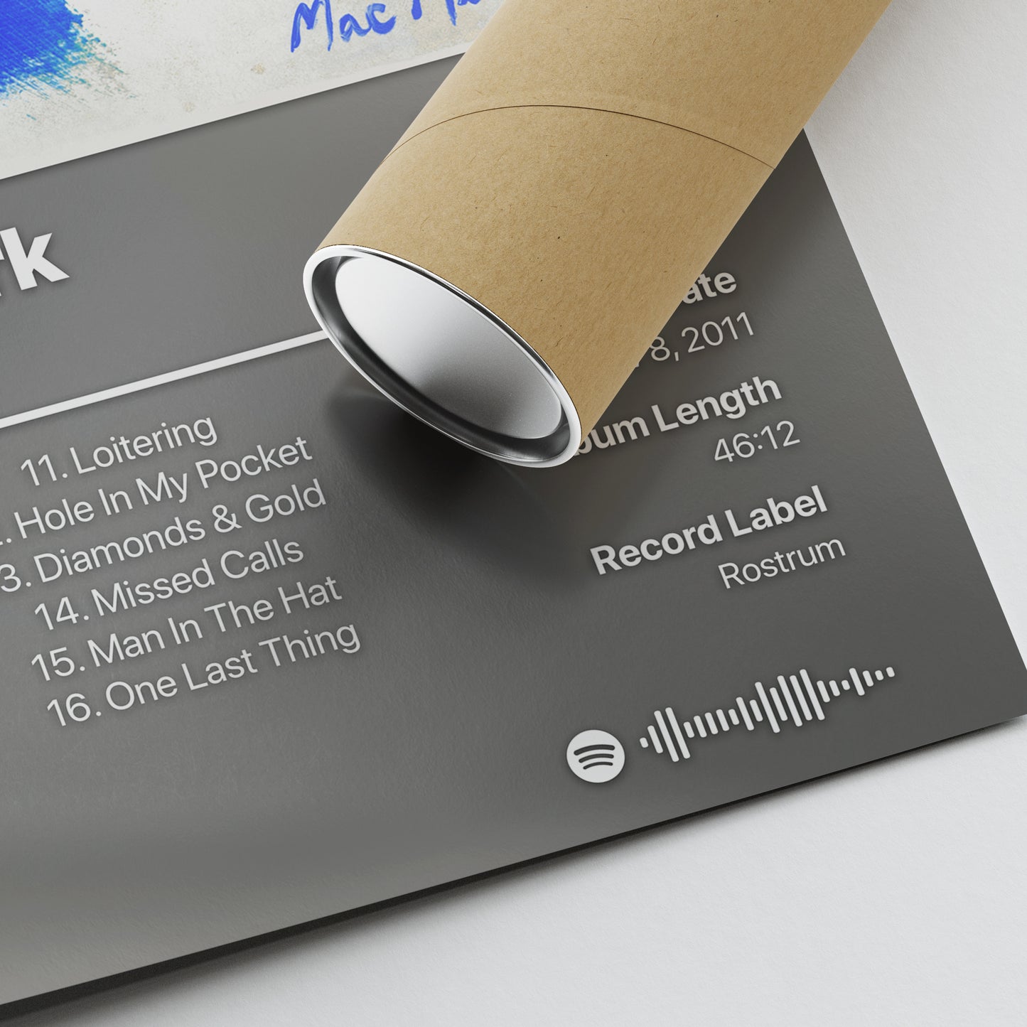 Mac Miller Blue Slide Park Album Poster