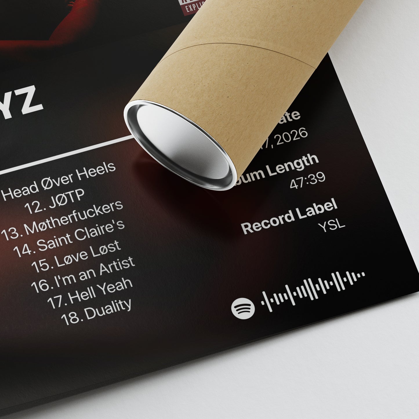 diamond* UY SCUTI BØYZ Album Poster