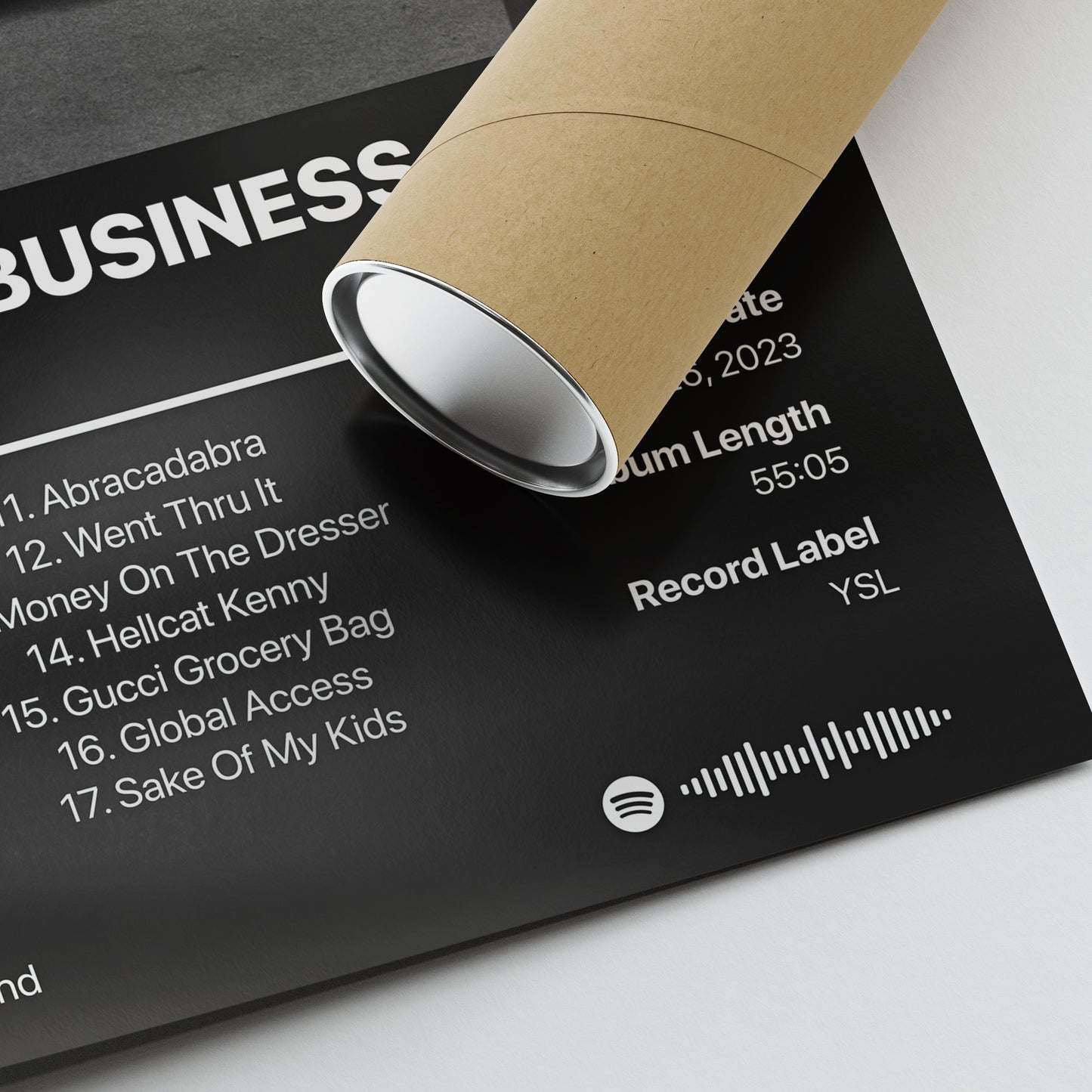 Young Thug BUSINESS IS BUSINESS Album Poster