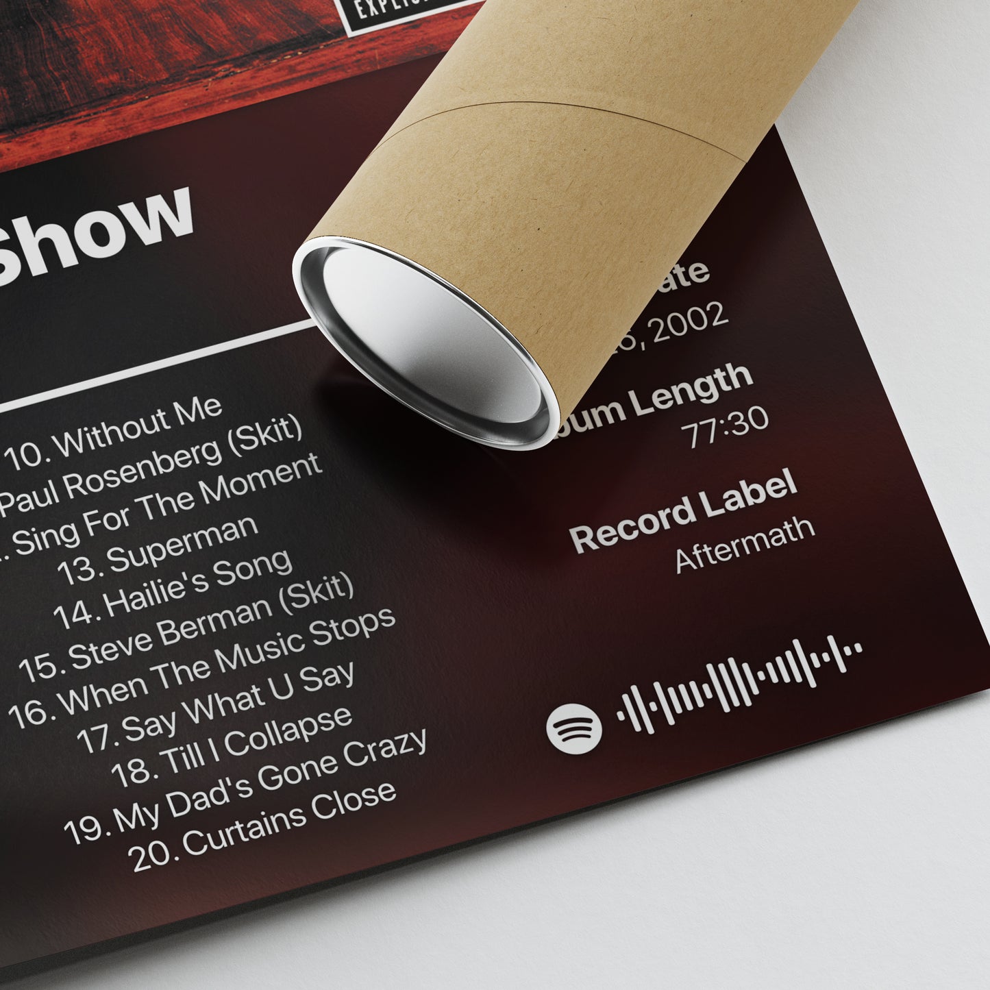 Eminem The Eminem Show Album Poster