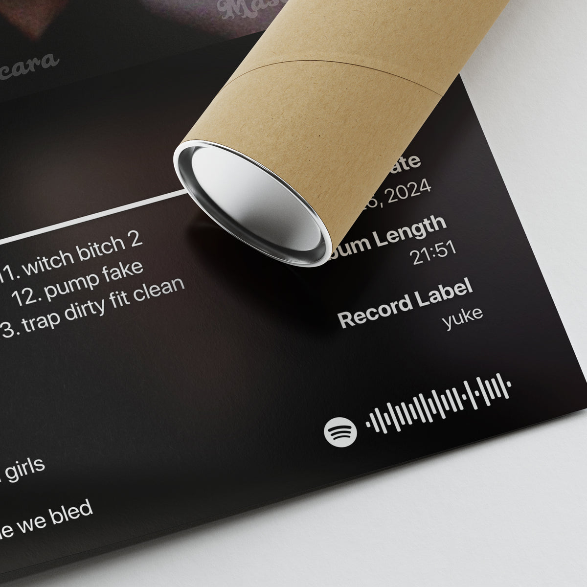 yuke Mascara Album Poster