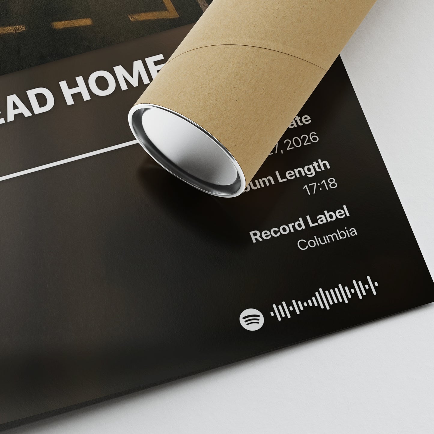 Central Cee ALL ROADS LEAD HOME Album Poster