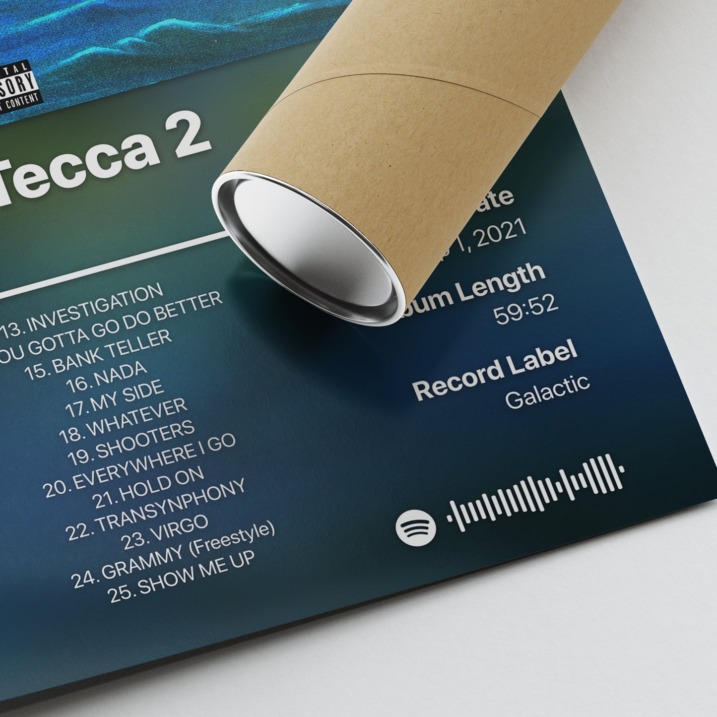 Lil Tecca We Love You Tecca 2 Album Poster