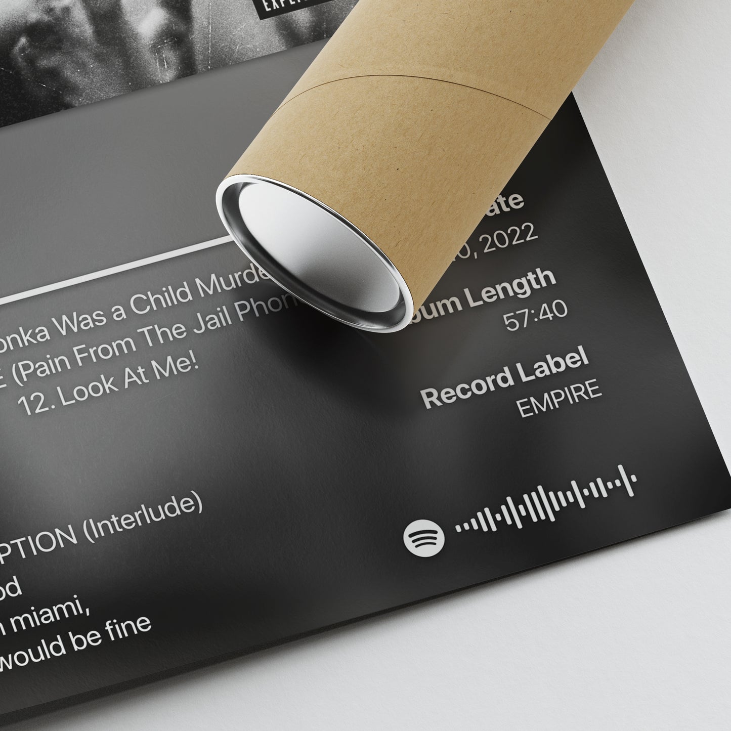 XXXTENTACION LOOK AT ME Album Poster