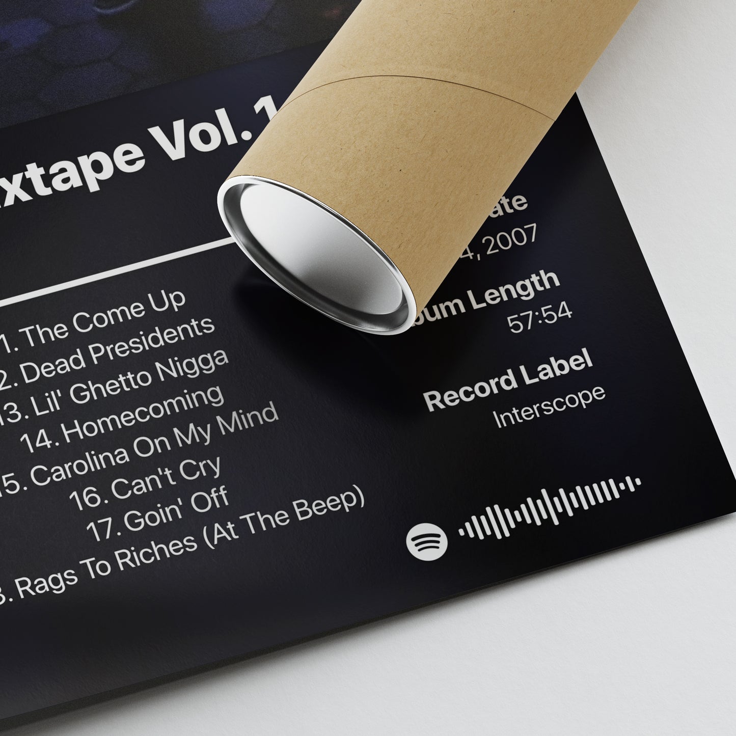 J. Cole The Come Up Mixtape Vol. 1 Album Poster