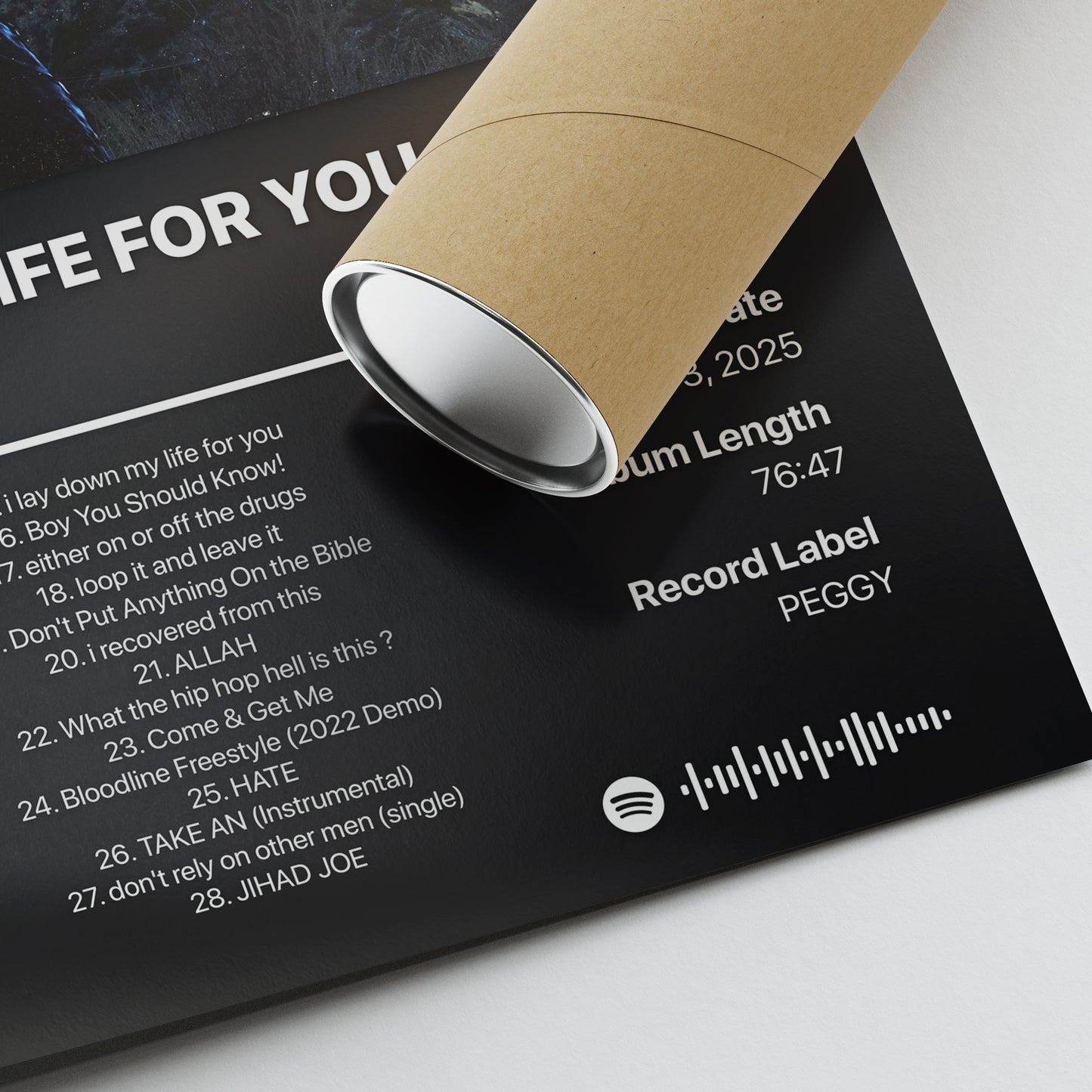 JPEGMAFIA I LAY DOWN MY LIFE FOR YOU: DIRECTOR'S CUT Album Poster