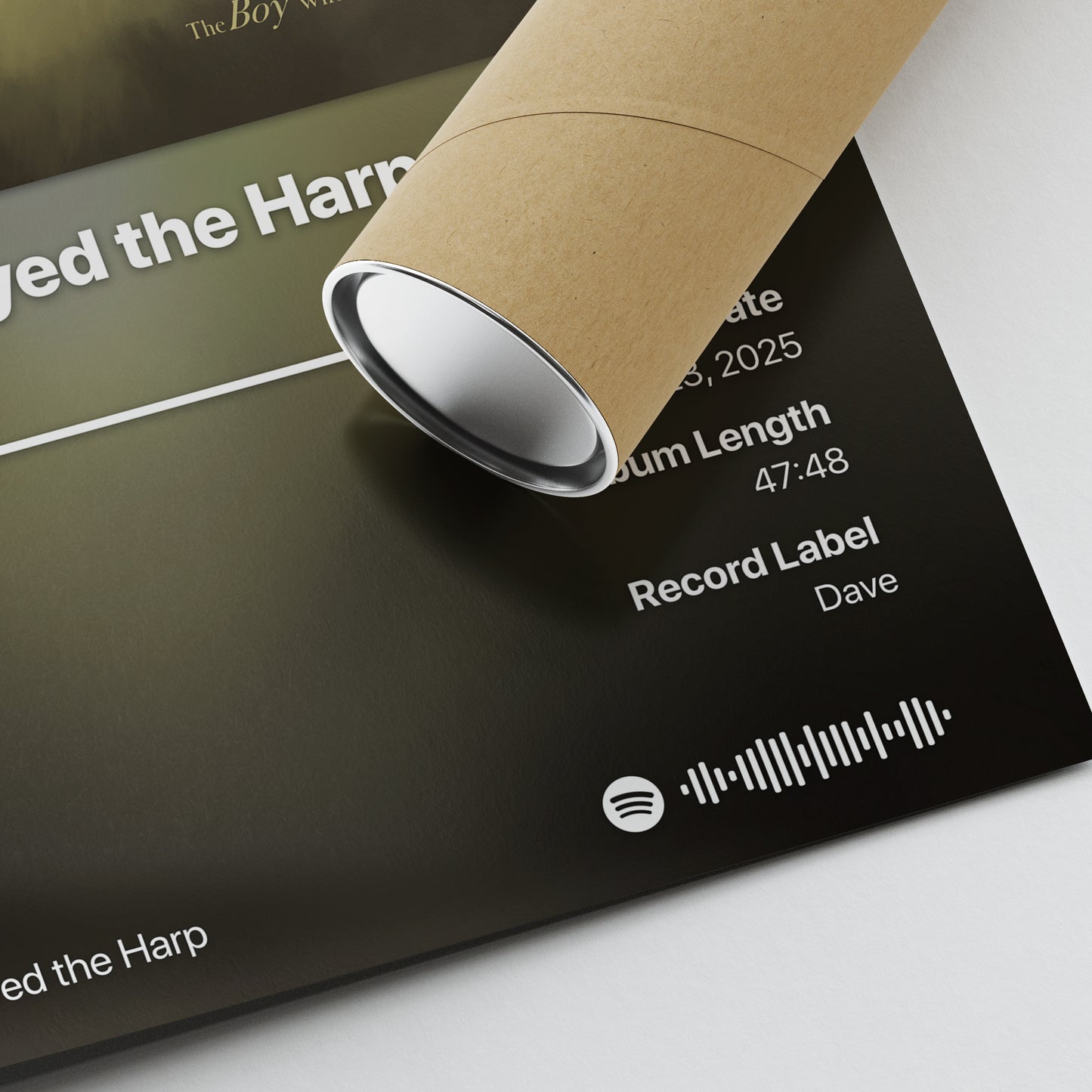 Dave The Boy Who Played the Harp Album Poster