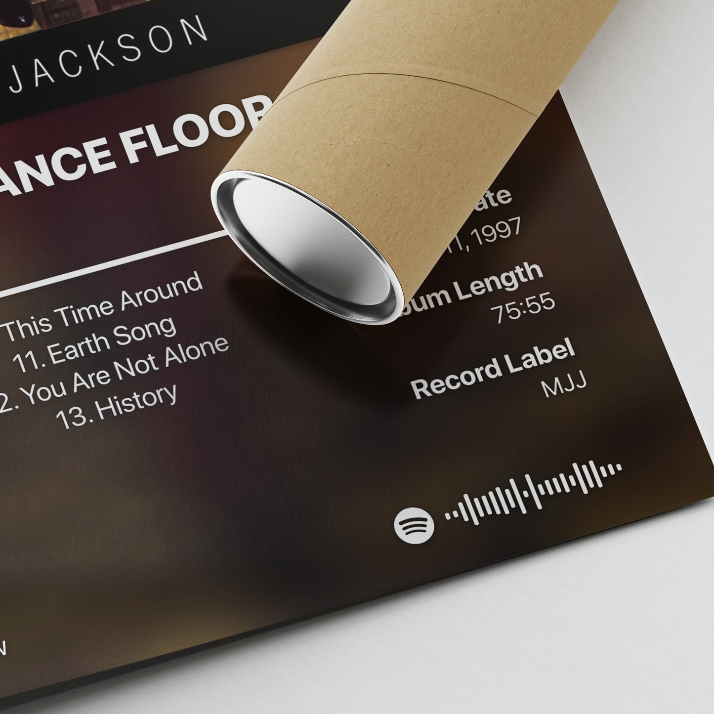Michael Jackson BLOOD ON THE DANCE FLOOR Album Poster