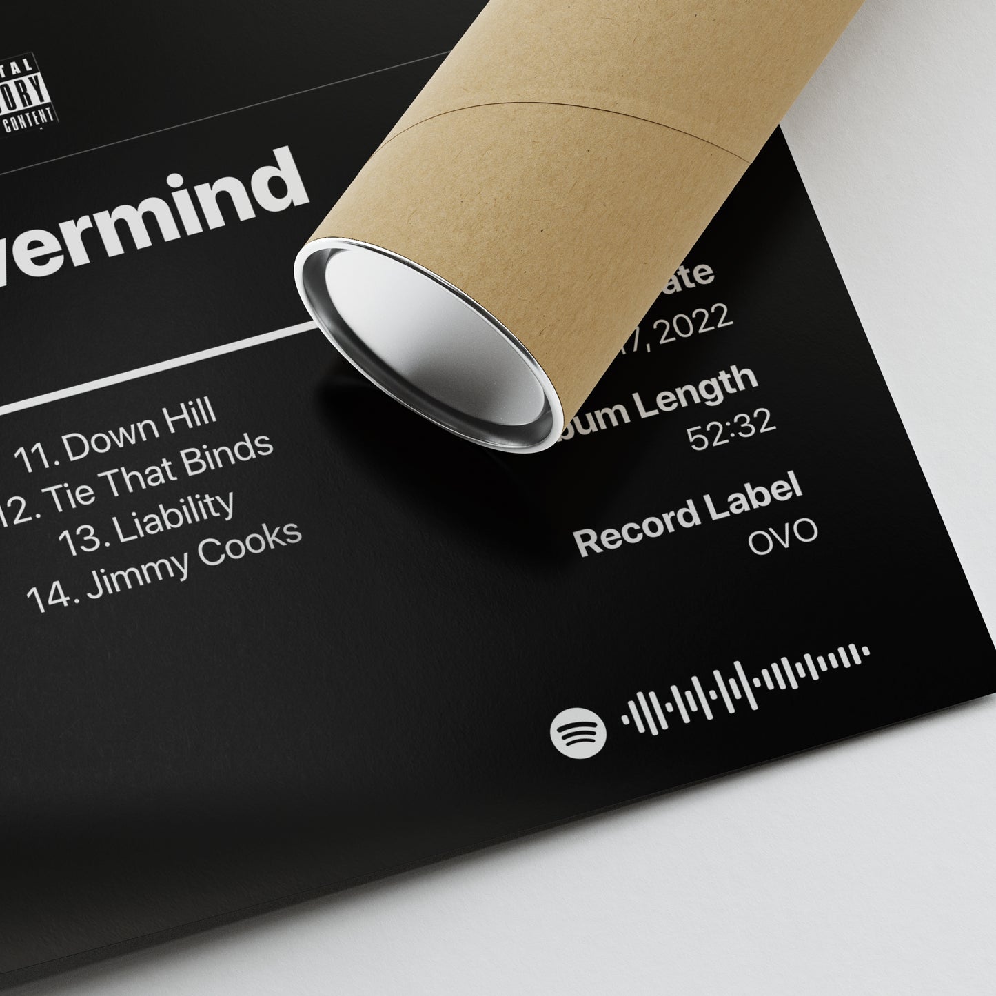 Drake Honestly, Nevermind Album Poster
