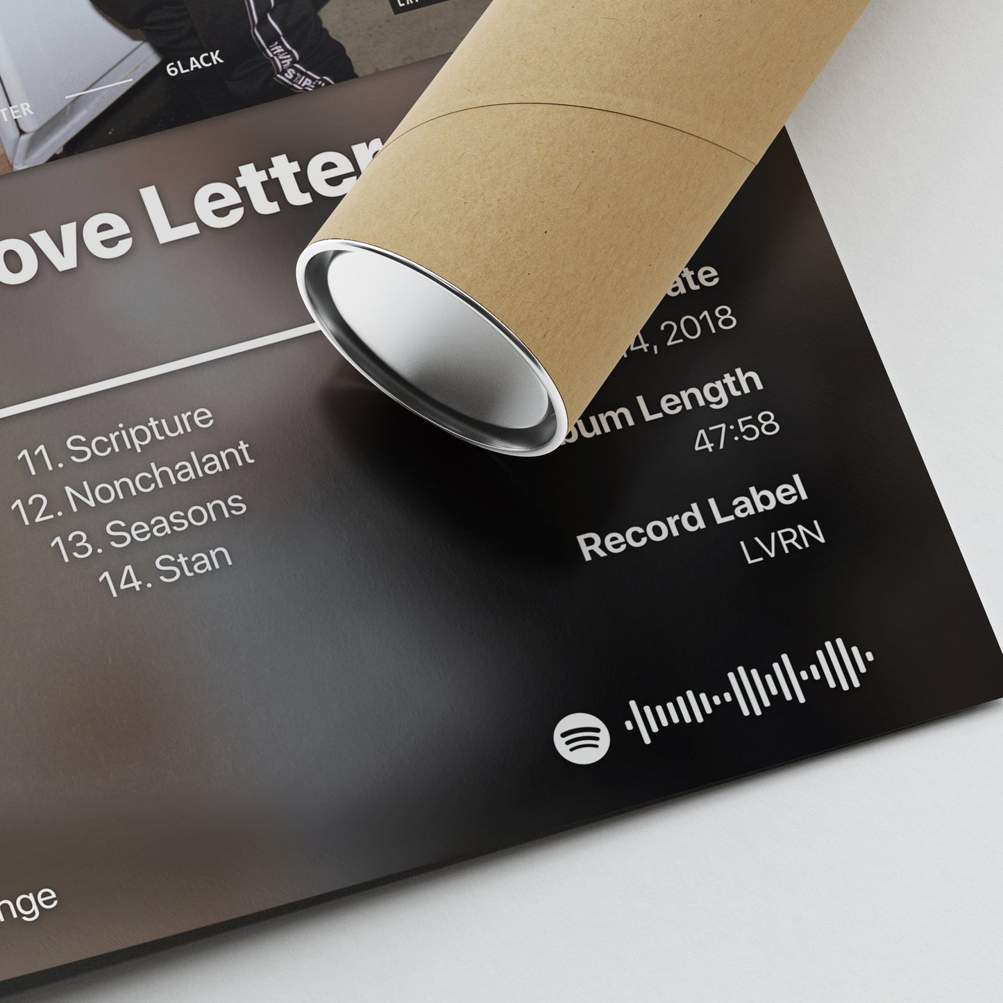 6LACK East Atlanta Love Letter Album Poster
