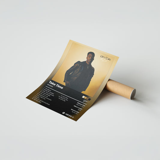 GIVEON When It's All Said And Done... Take Time Album Poster