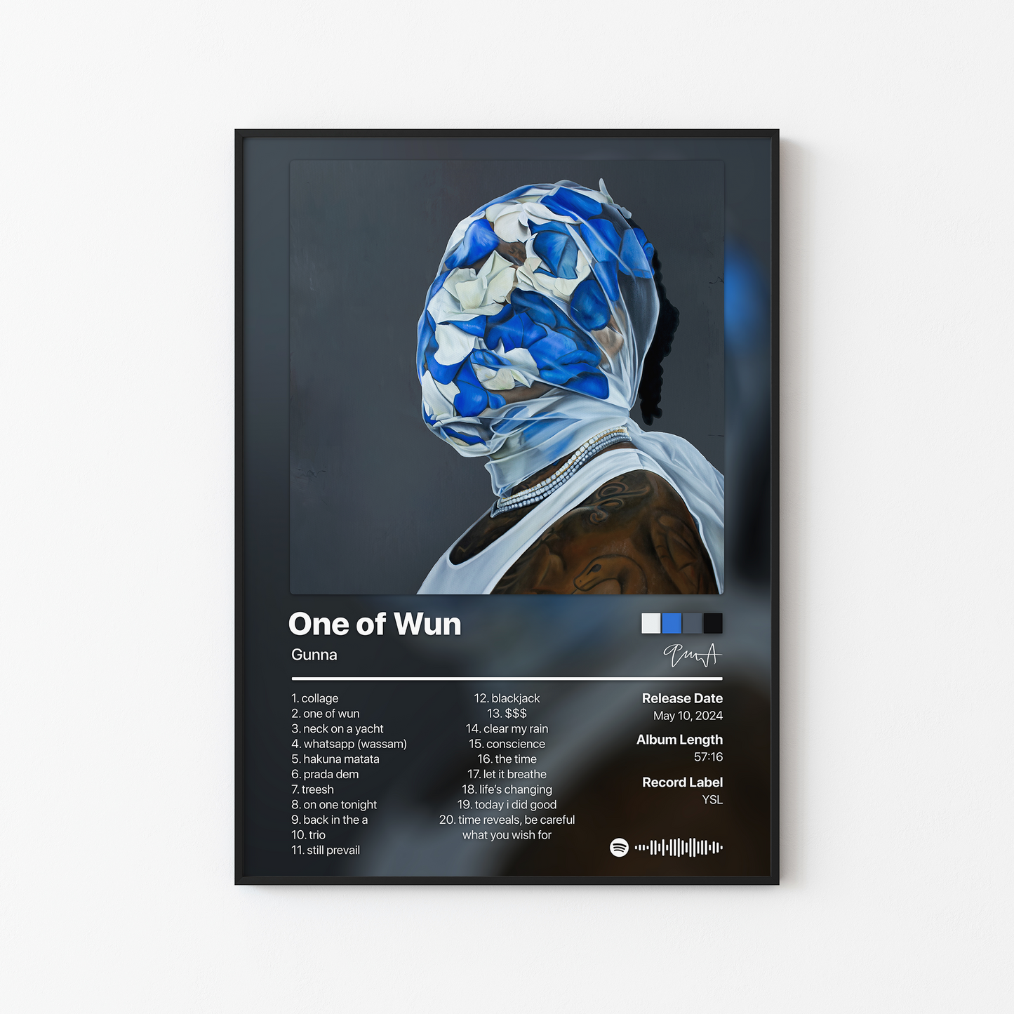 Gunna One of Wun Album Poster