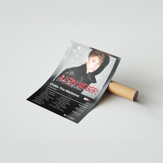 Justin Bieber Under The Mistletoe Album Poster