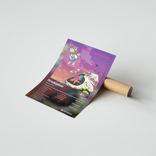 Kanye West Graduation Album Poster