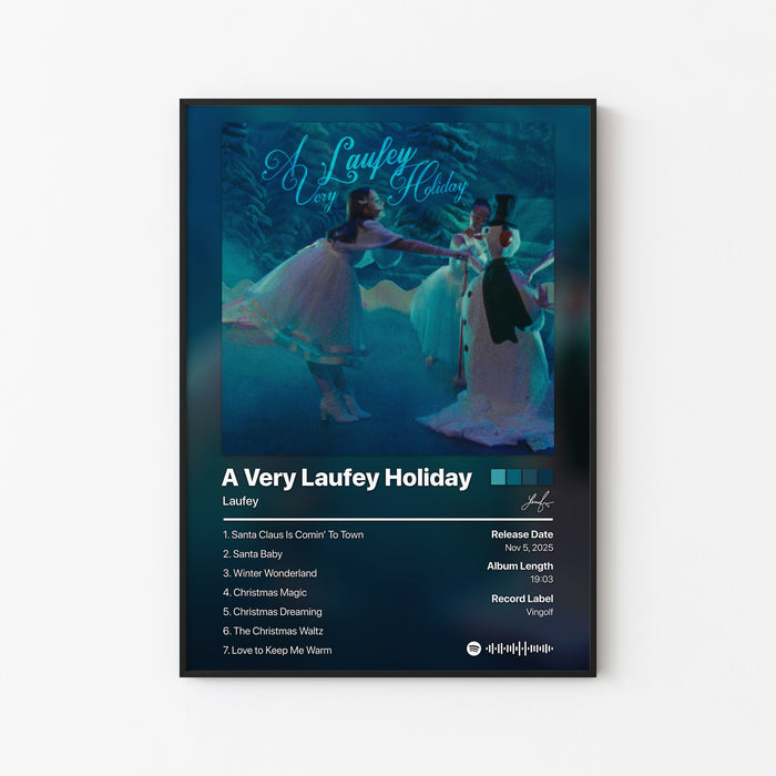 Laufey A Very Laufey Holiday Album Poster