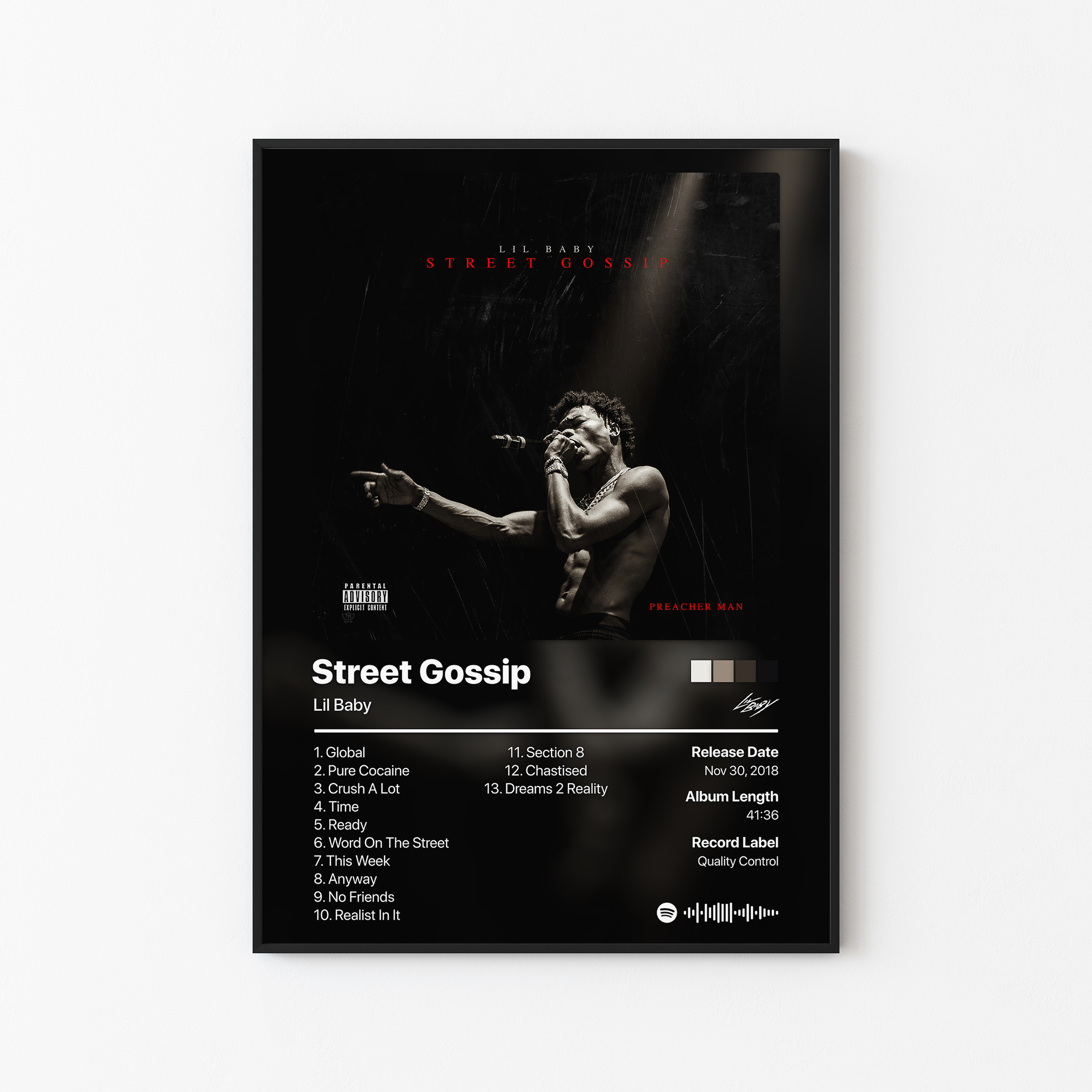 新品レアLil Baby Street Gossip LP レコード Lil Baby 