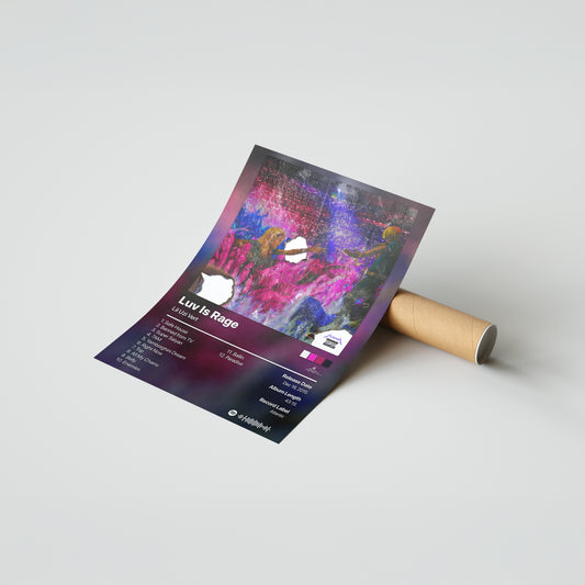 Lil Uzi Vert Luv Is Rage Album Poster