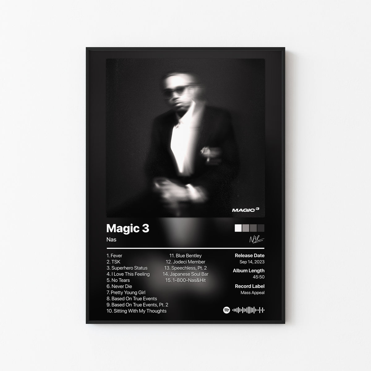 Nas Magic 3 Album Poster