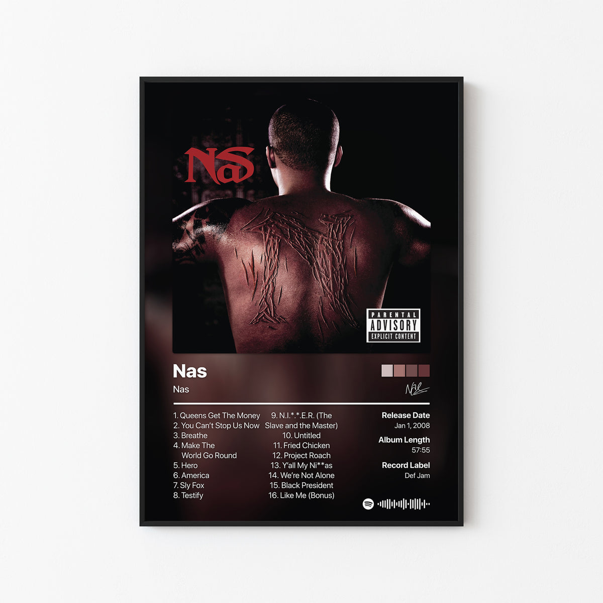 Nas Nas Album Poster