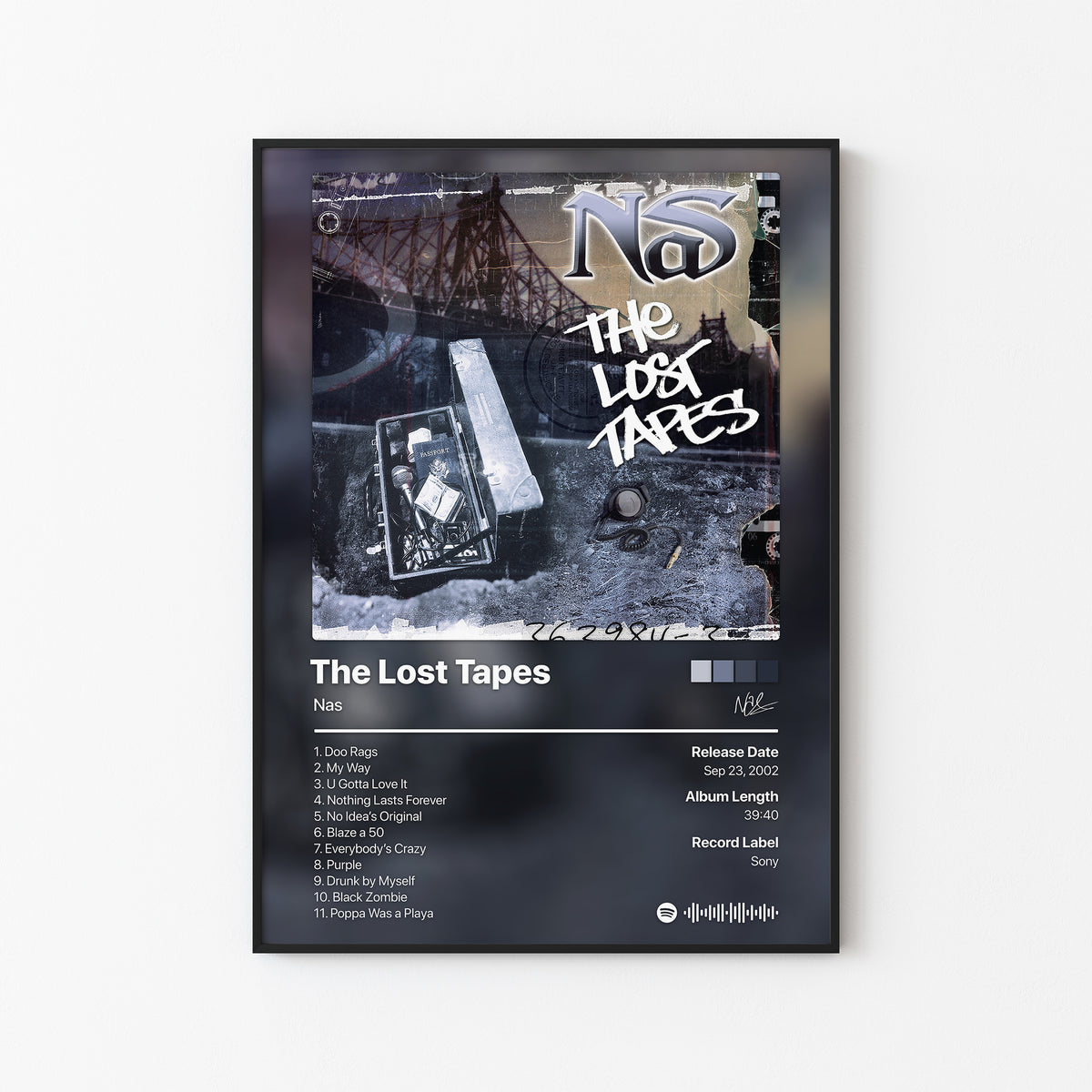 Nas The Lost Tapes Album Poster