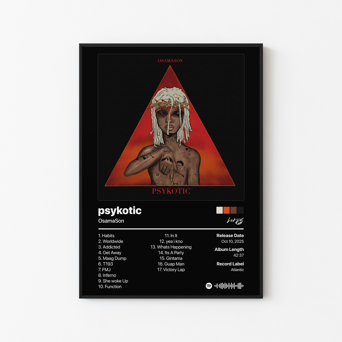 OsamaSon psykotic Album Poster