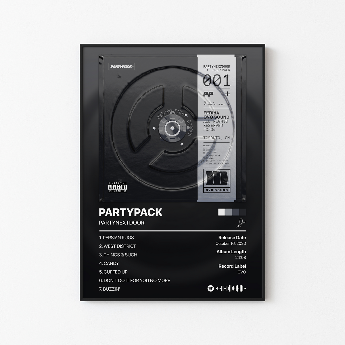 PARTYNEXTDOOR PARTYPACK Album Poster