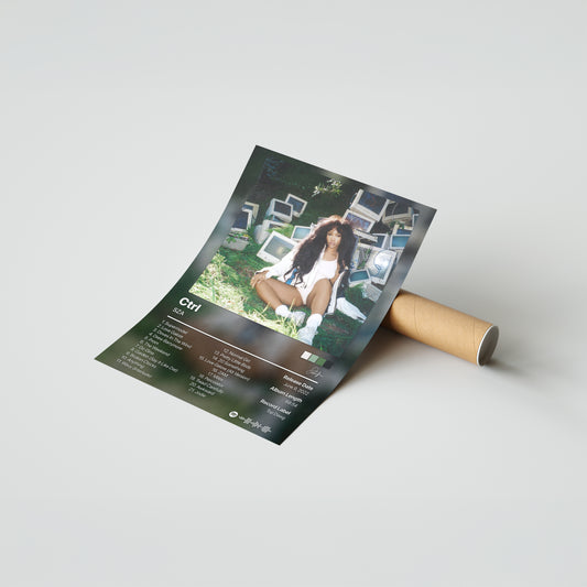 SZA Ctrl (Deluxe) Album Poster