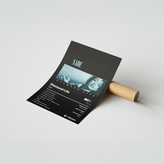 Sade Diamond Life Album Poster