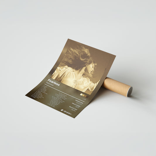 Taylor Swift Fearless (Taylor's Version) Album Poster