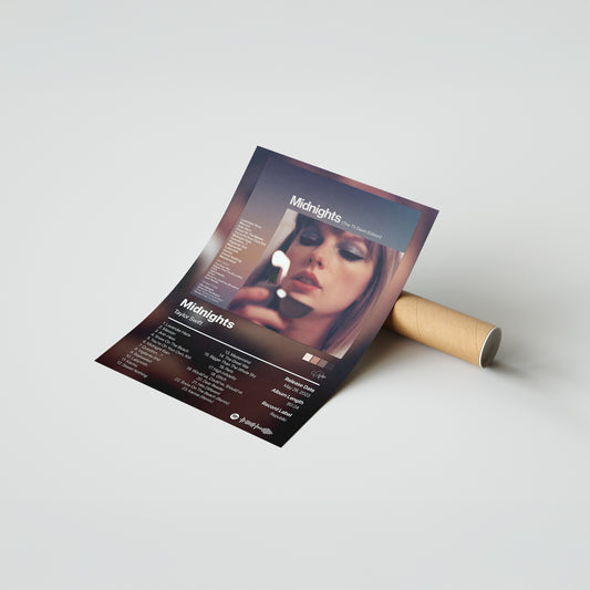 Taylor Swift Midnights (The Til Dawn Edition) Album Poster