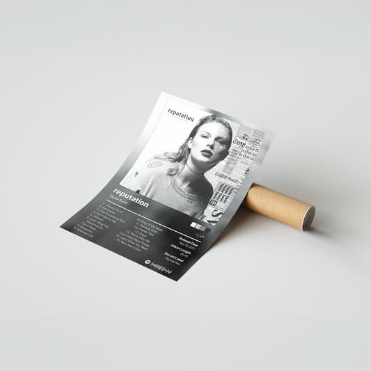Taylor Swift reputation Album Poster