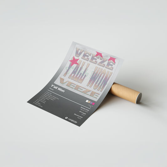 Veeze Y'all Won Album Poster