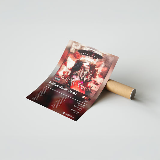 Yeat 2 Alive (Geek Pack) Album Poster