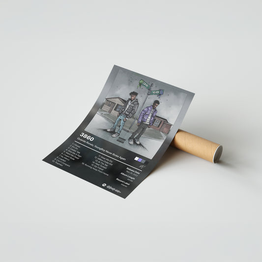 YoungBoy Never Broke Again 3860 Album Poster