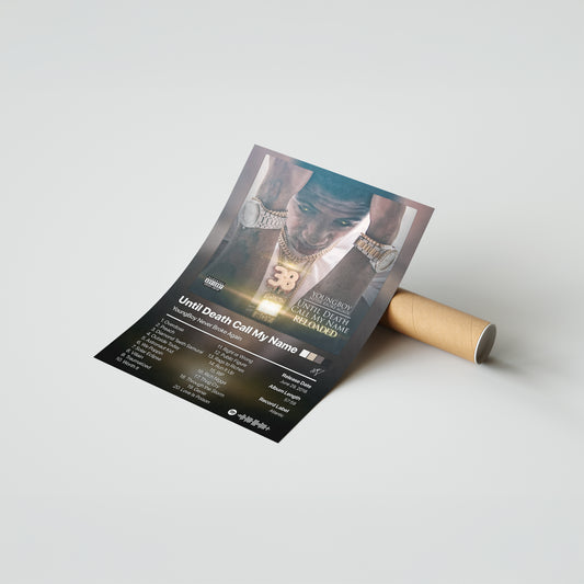 YoungBoy Never Broke Again Until Death Call My Name Album Poster