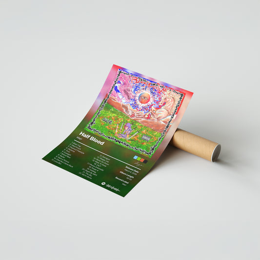 slayr Half Blood (BloodLuxe) Album Poster