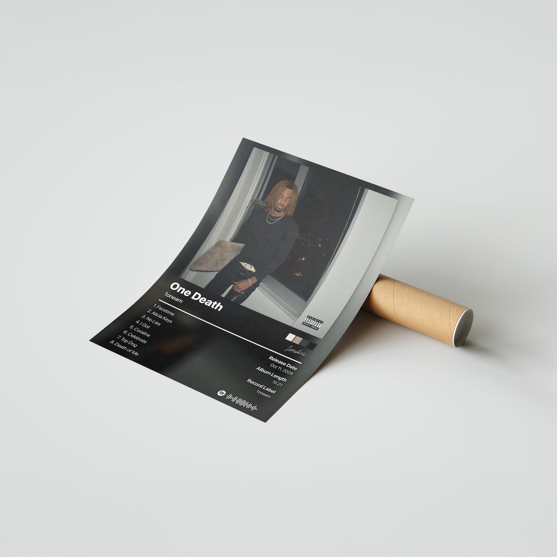 1oneam One Death Album Poster