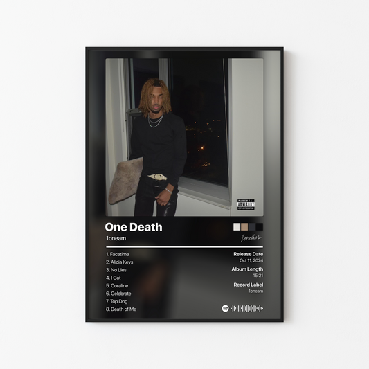 1oneam One Death Album Poster