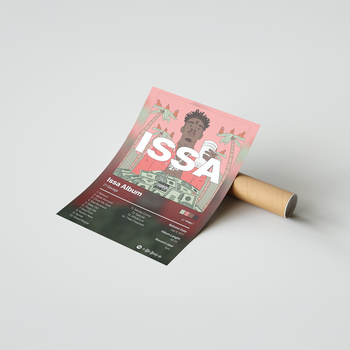 21 Savage Issa Album Album Poster