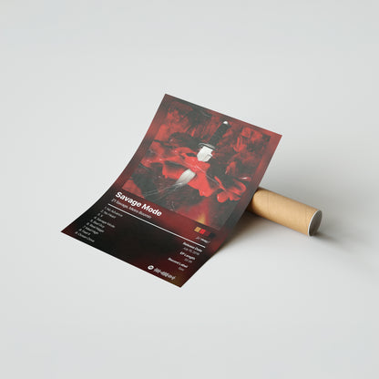 21 Savage Savage Mode Album Poster