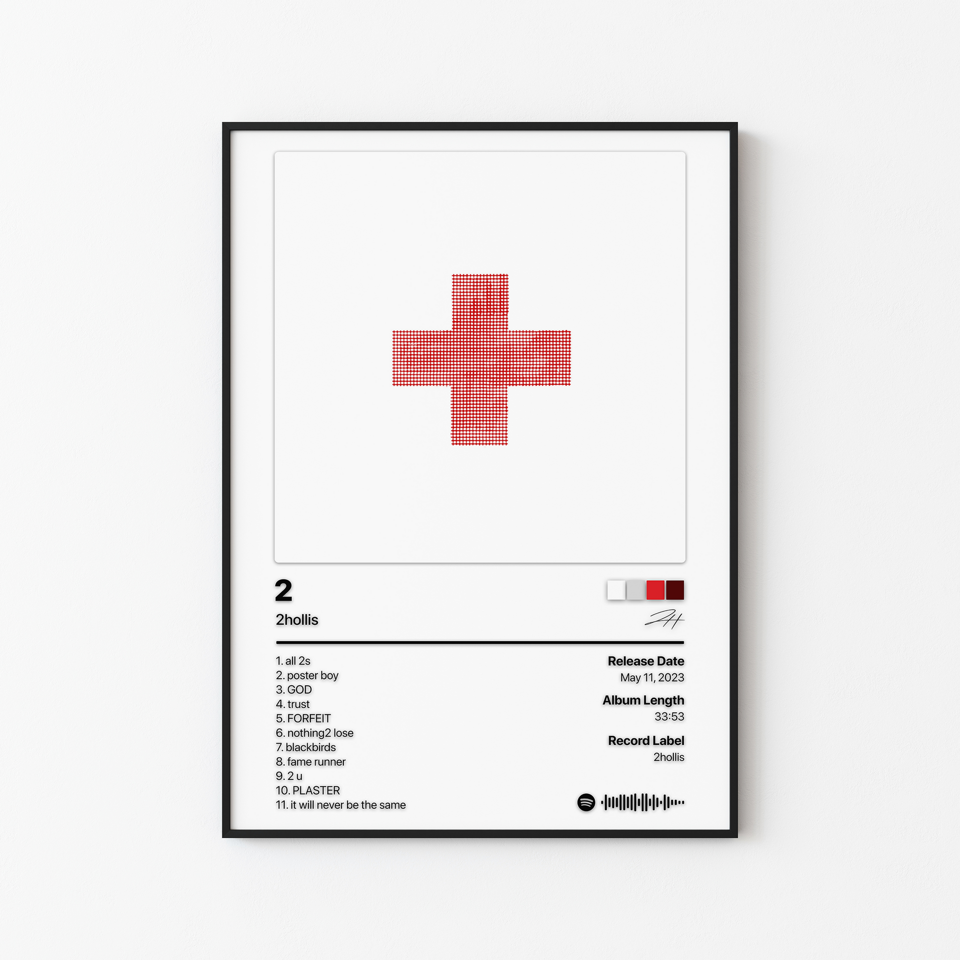 2hollis 2 Album Poster